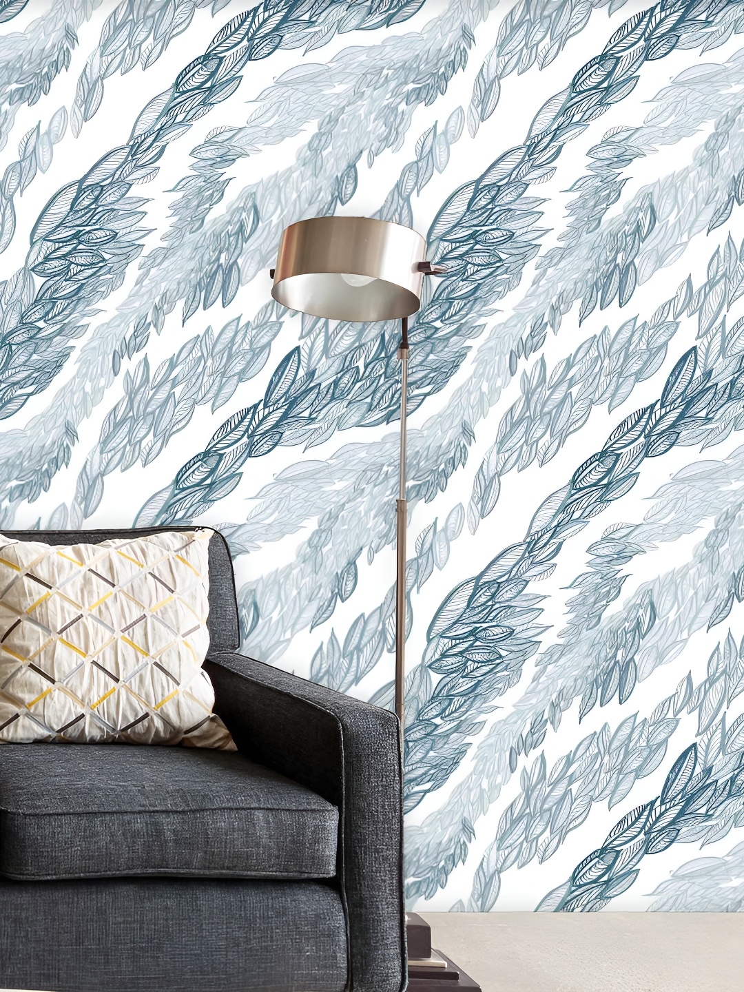 

ArtzFolio Blue & White Printed Self Adhesive Decals & Stickers