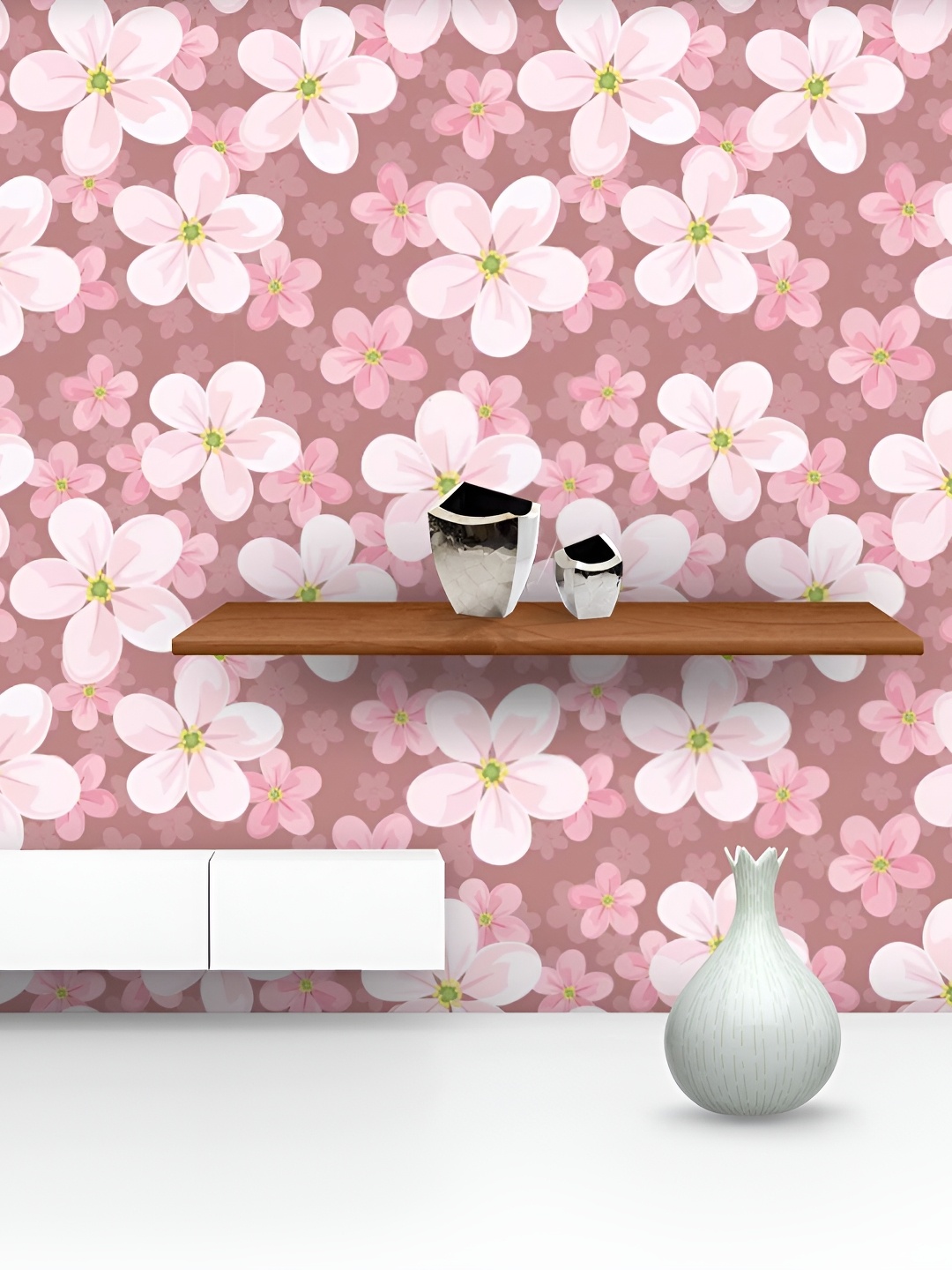 

ArtzFolio Mauve & Pink Printed Self-Adhesive Water-Resistant Wallpaper