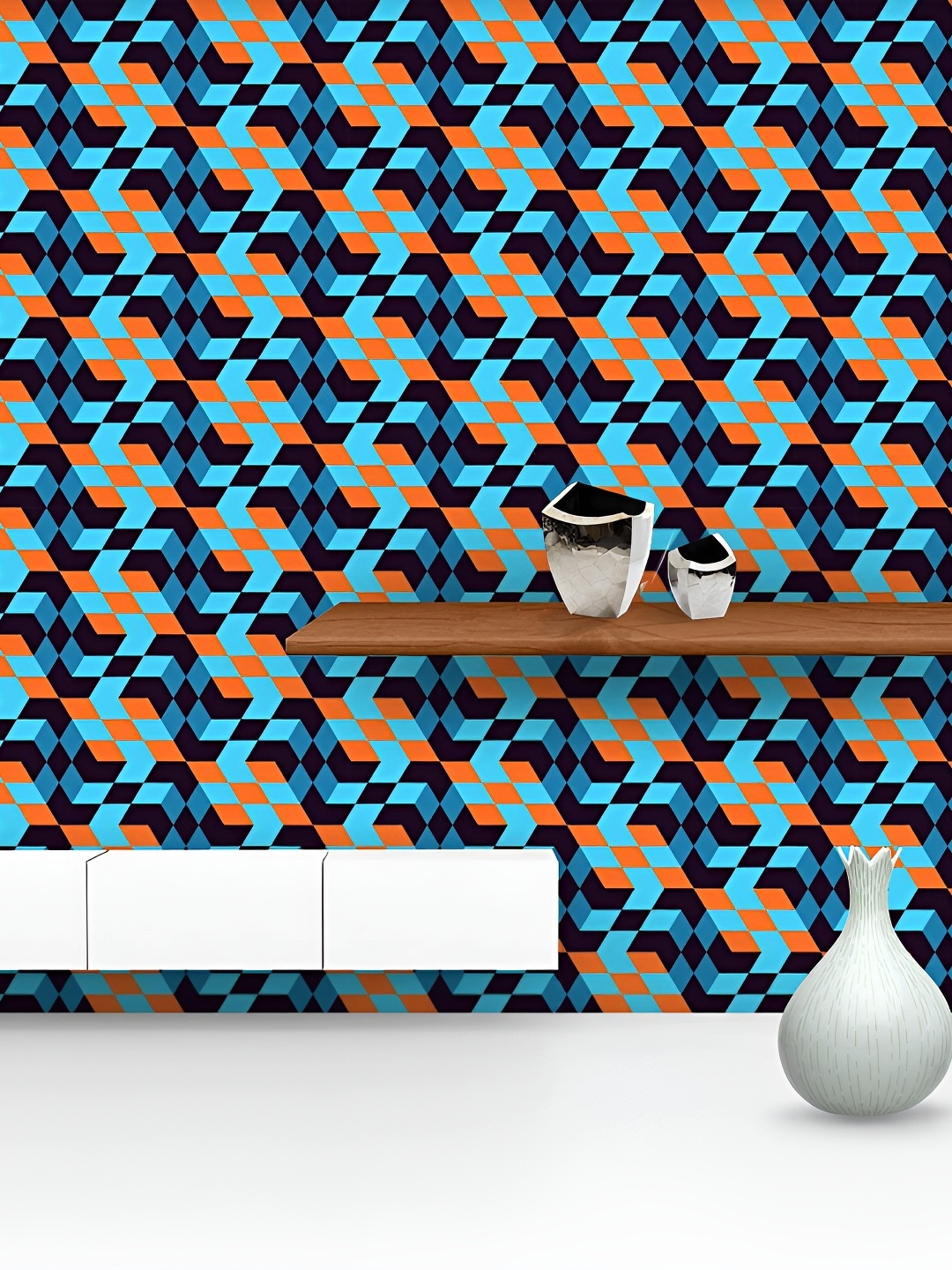 

ArtzFolio Printed Peel & Stick Non-PVC Vinyl Self-Adhesive Wallpaper, Multi