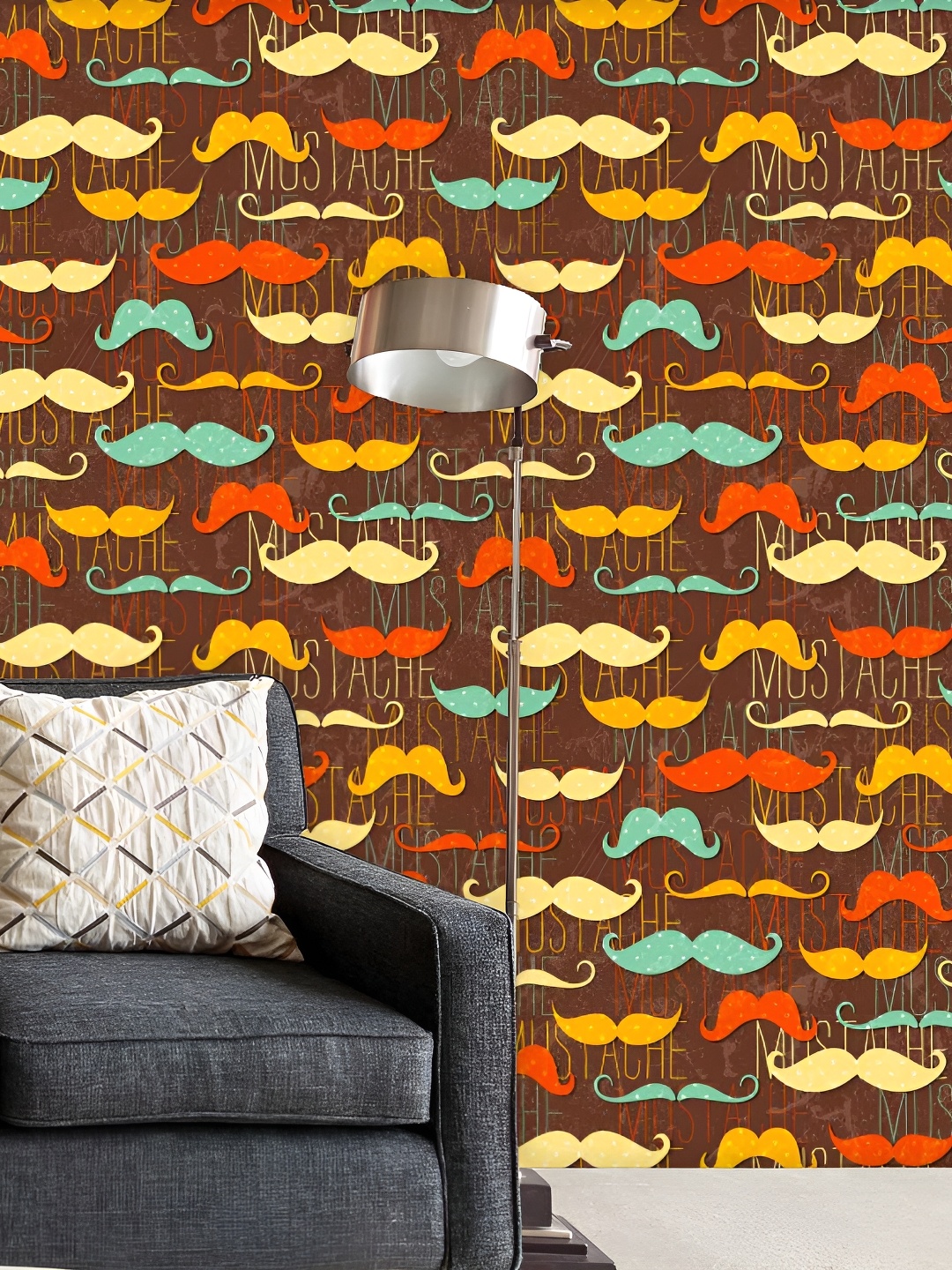 

ArtzFolio Brown and Yellow Printed Self Adhesive Decals & Stickers