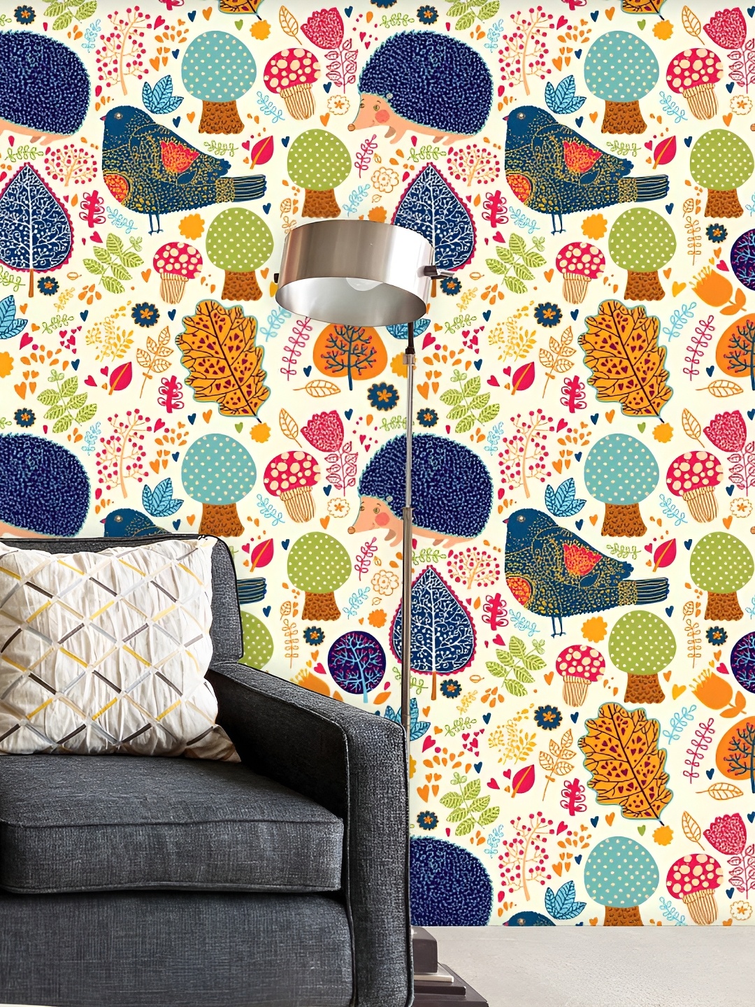 

ArtzFolio White & Green Peel & Stick Self-Adhesive Printed Wallpaper