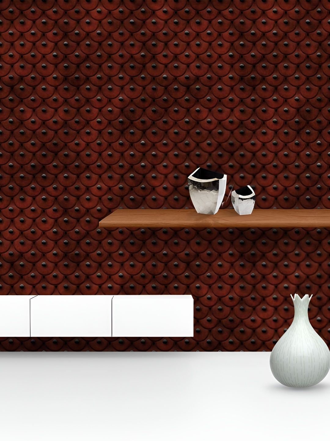 

ArtzFolio Maroon Printed Self Adhesive Decals & Stickers