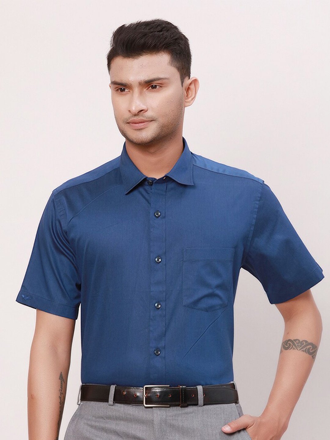 

Park Avenue Men Opaque Formal Shirt, Blue
