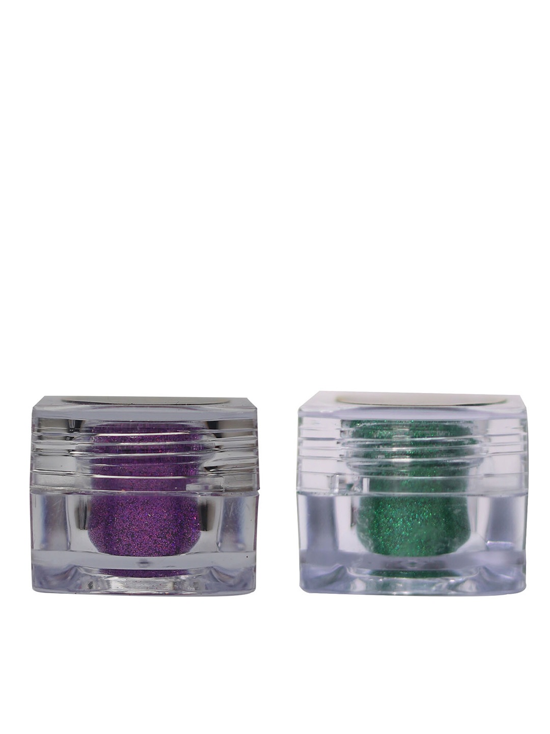 

Veoni BELLE 2-Pc HD Holographic Glitter Eyeshadow 5 g each - Violet Purple & Emerald Green