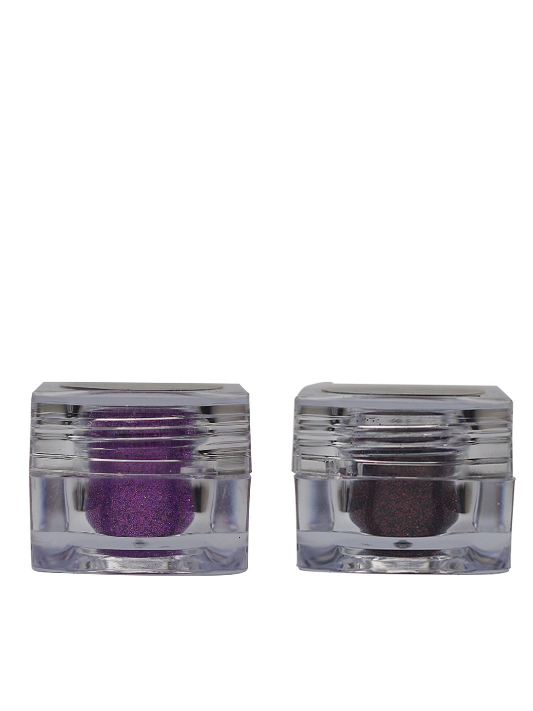 

Veoni BELLE Set of 2 HD Holographic Glitter Eyeshadow 5 g each - Violet Purple & Wine