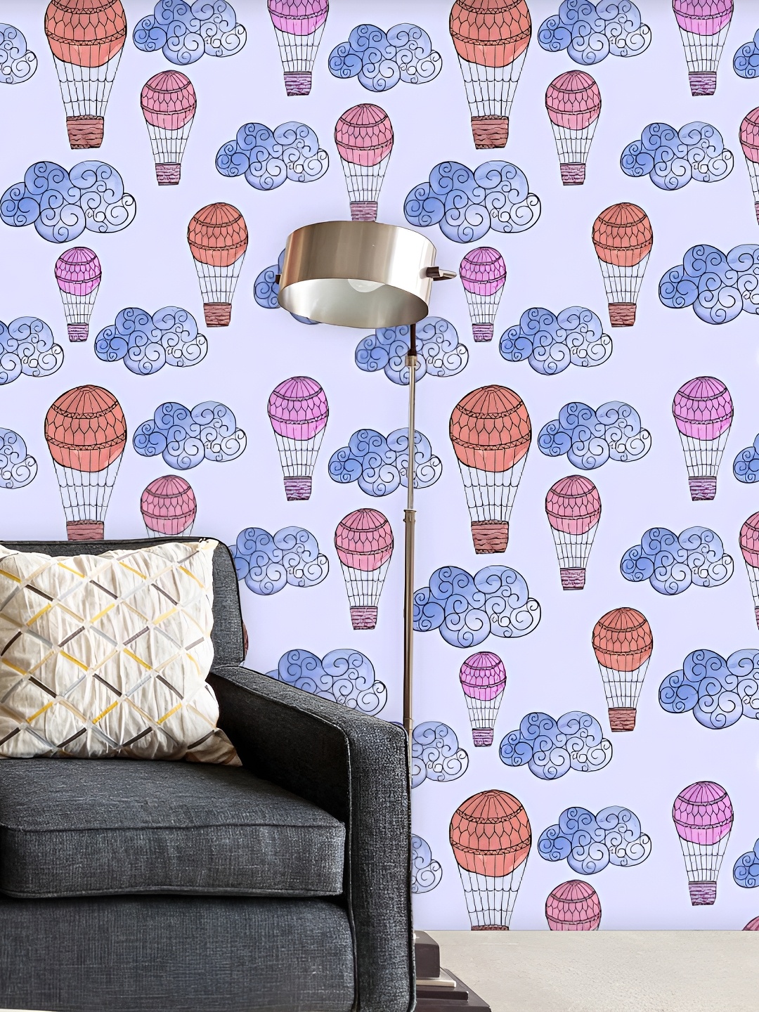 

ArtzFolio Violet Printed Self-Adhesive Wallpaper