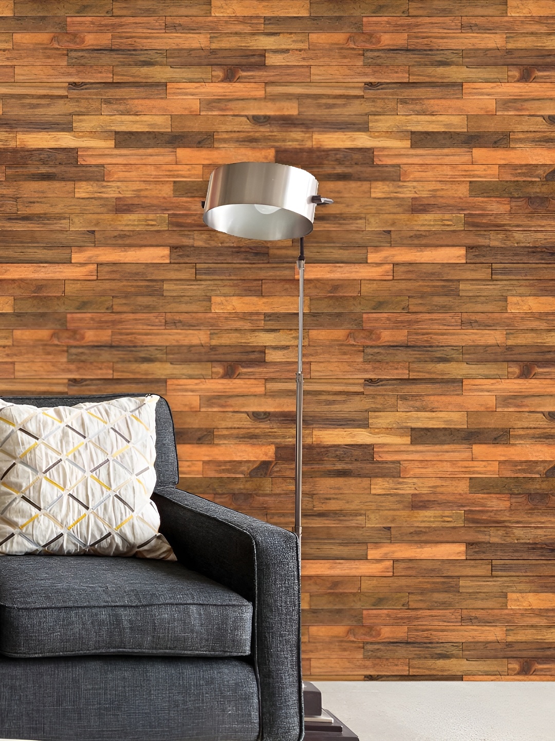 

ArtzFolio Brown Printed Peel & Stick Self-Adhesive Wallpaper