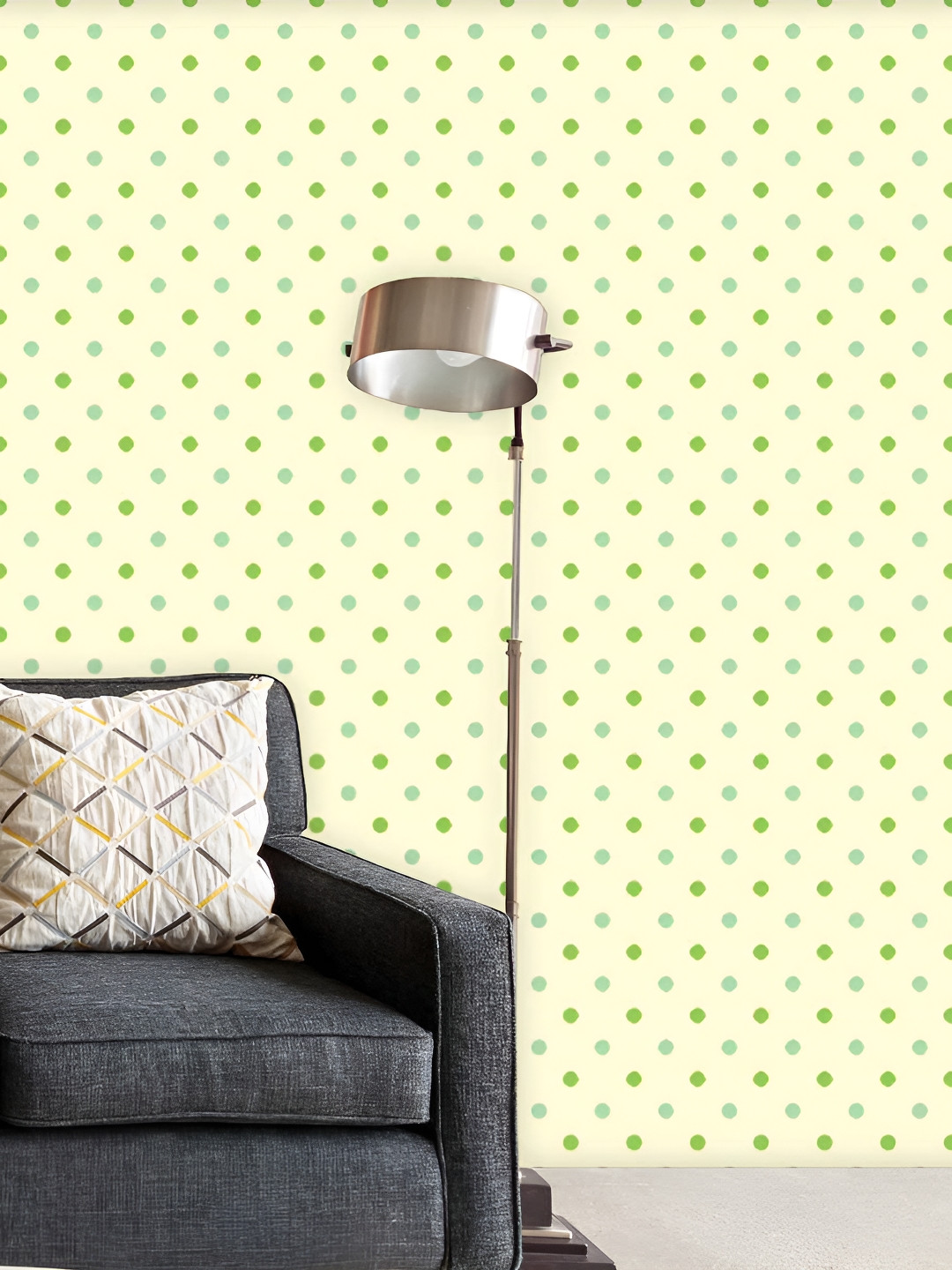 

ArtzFolio Cream Coloured & Green Printed Self Adhesive Wall Sticker