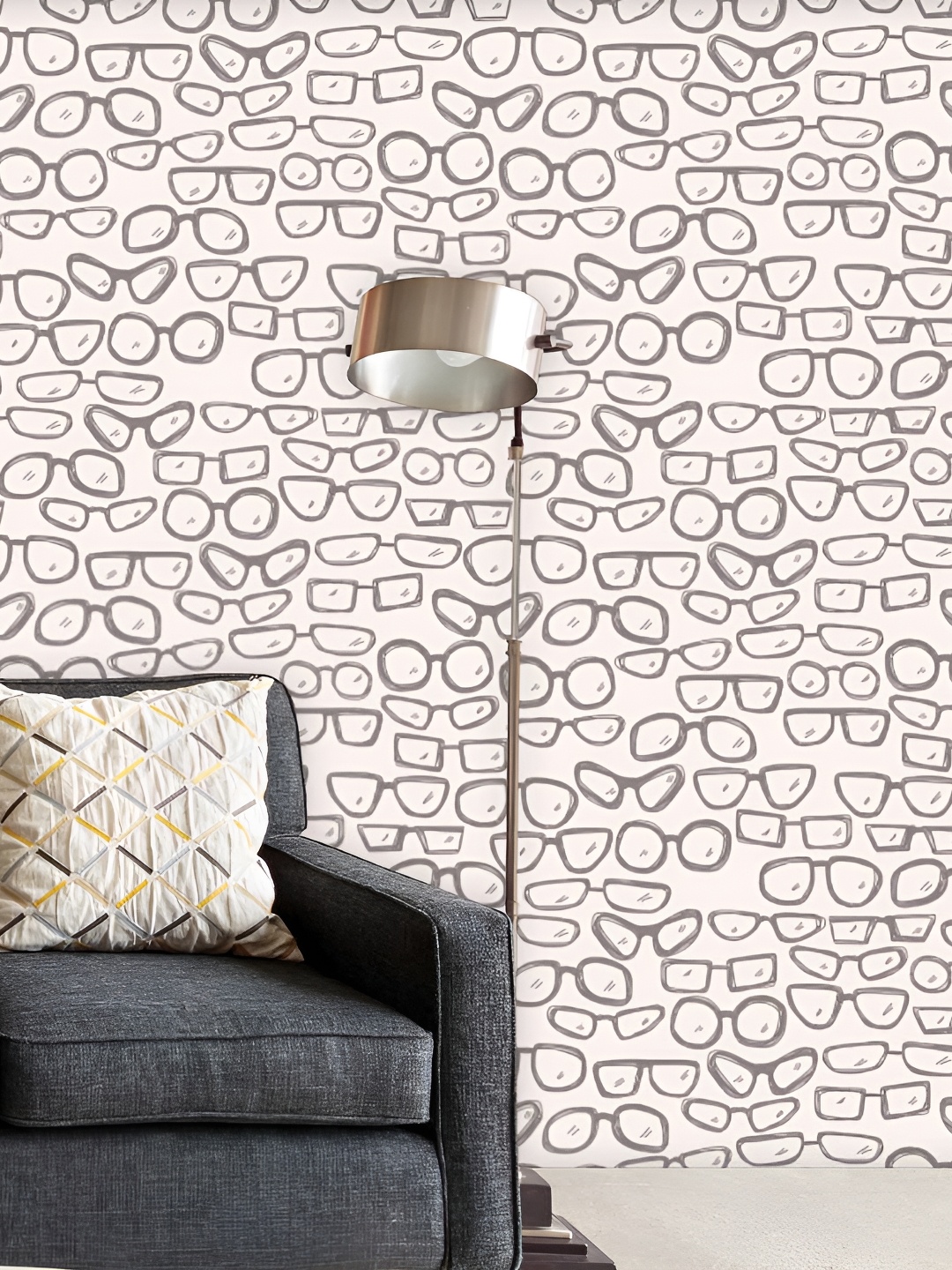 

ArtzFolio Beige Brown Printed Self-Adhesive Water-Resistant Peel & Stick Wallpaper