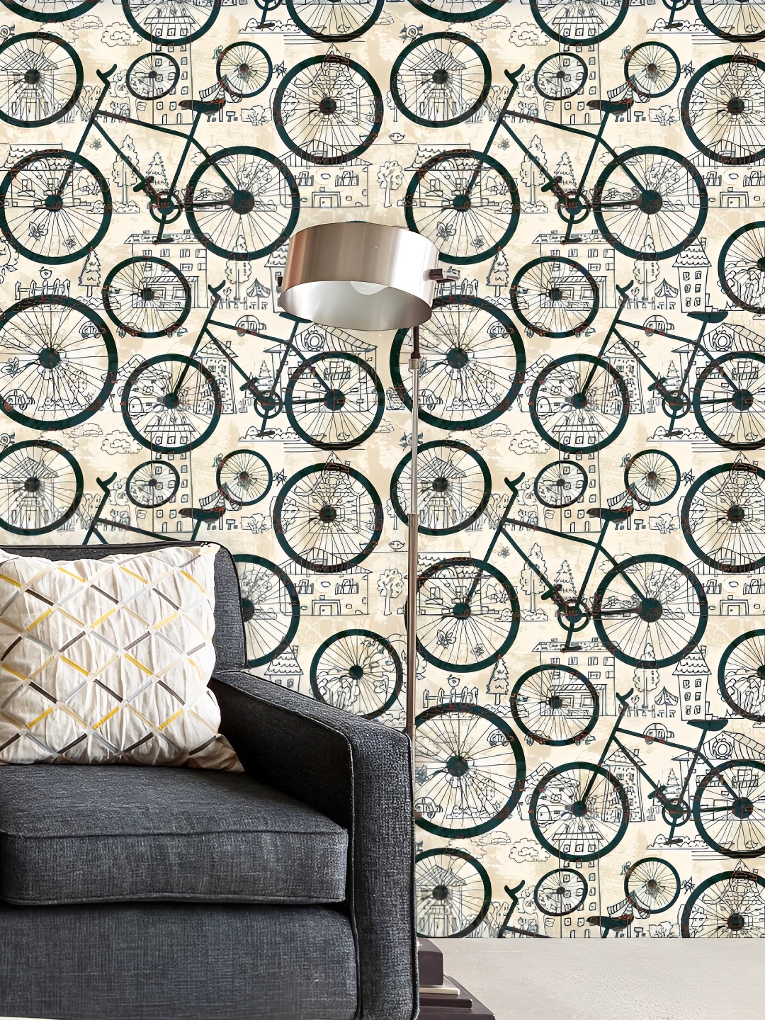 

ArtzFolio Multicoloured Printed Self Adhesive Wallpaper, Multi