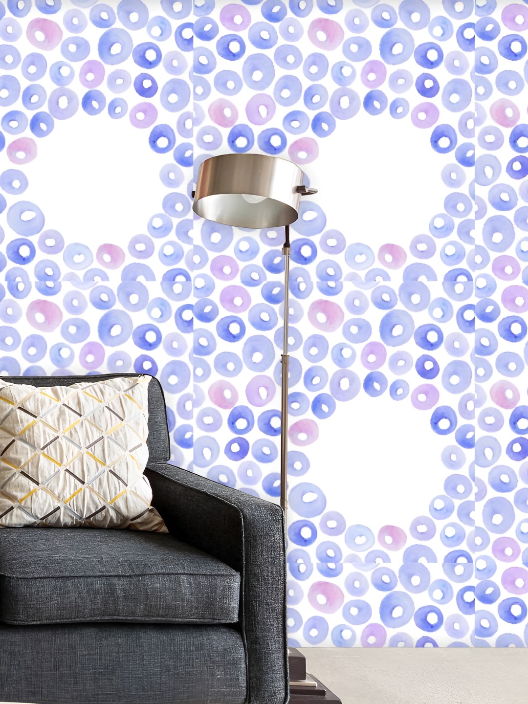 

ArtzFolio Blue Self-Adhesive Non-PVC Peel & Stick Wallpaper