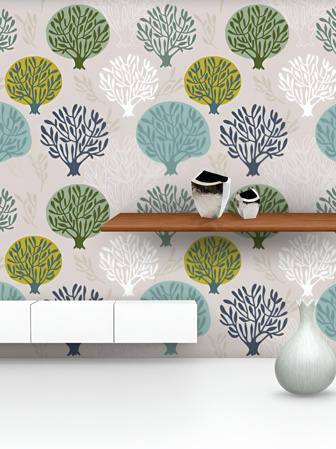 

ArtzFolio 1-Piece Printed Water-Resistant Self-Adhesive Wallpaper, Multi