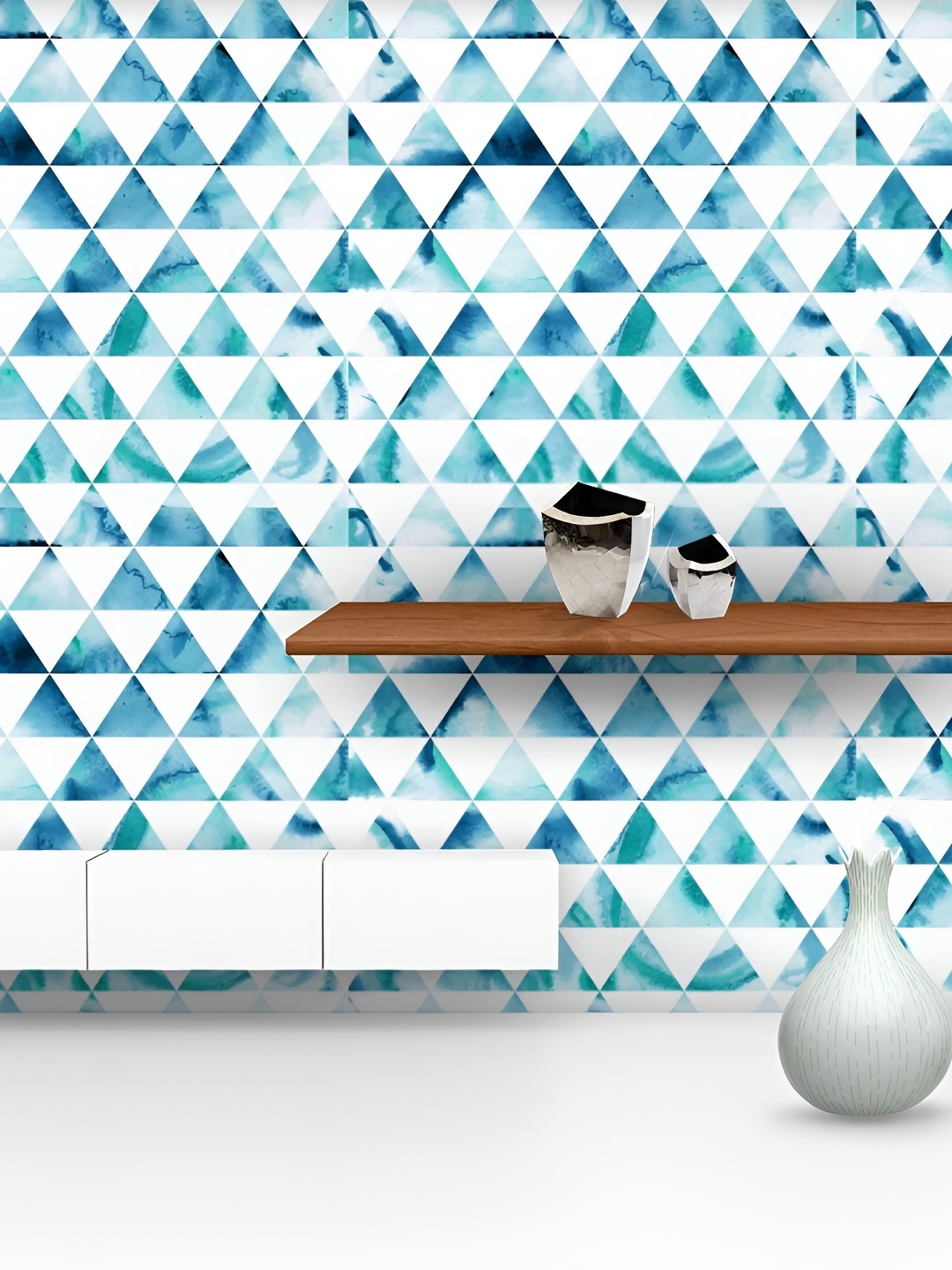 

ArtzFolio Blue & White Printed Self Adhesive Decals & Stickers