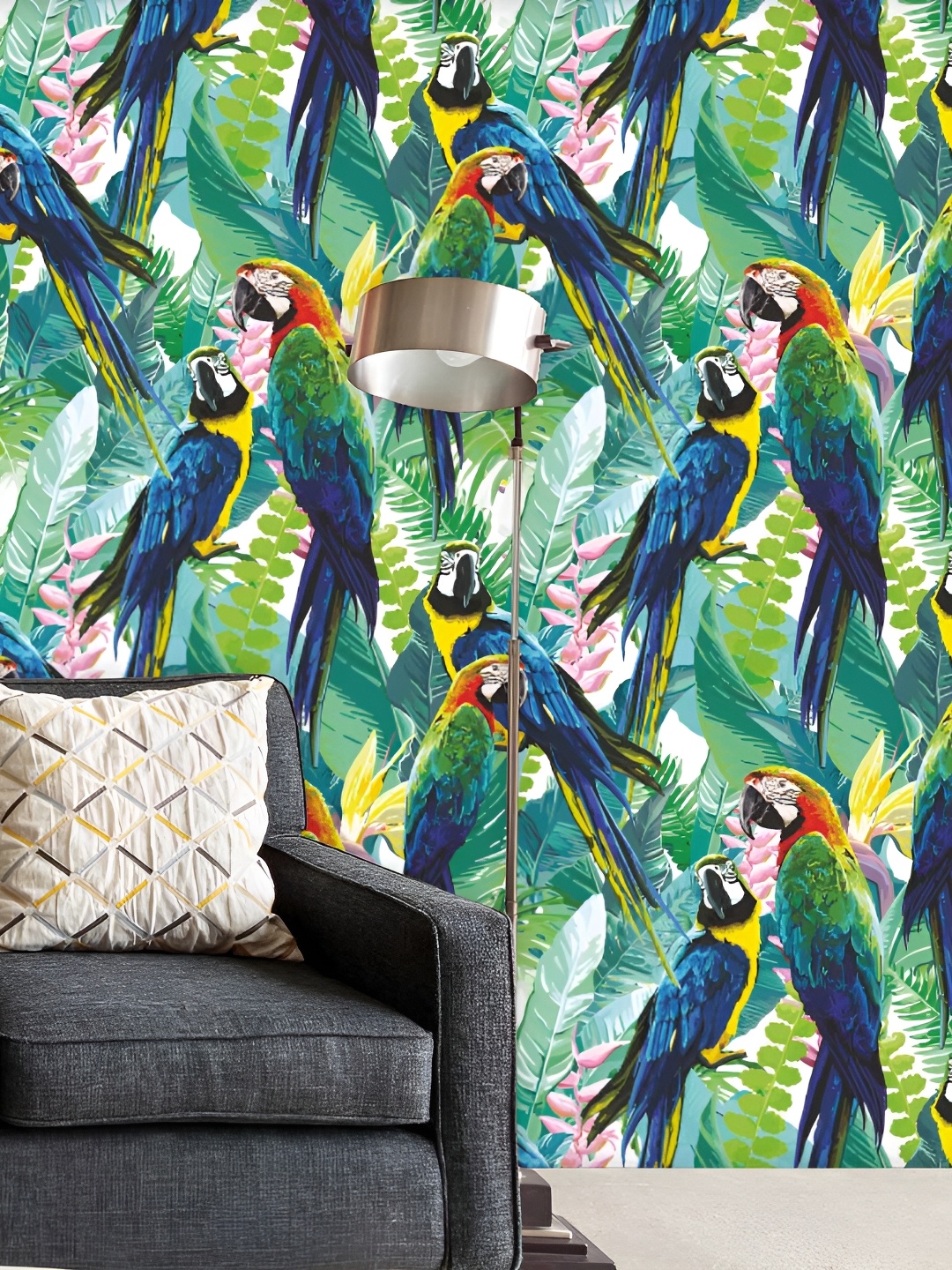 

ArtzFolio Green Floral & Botanical Printed Peel & Stick Self-Adhesive Wall Sticker