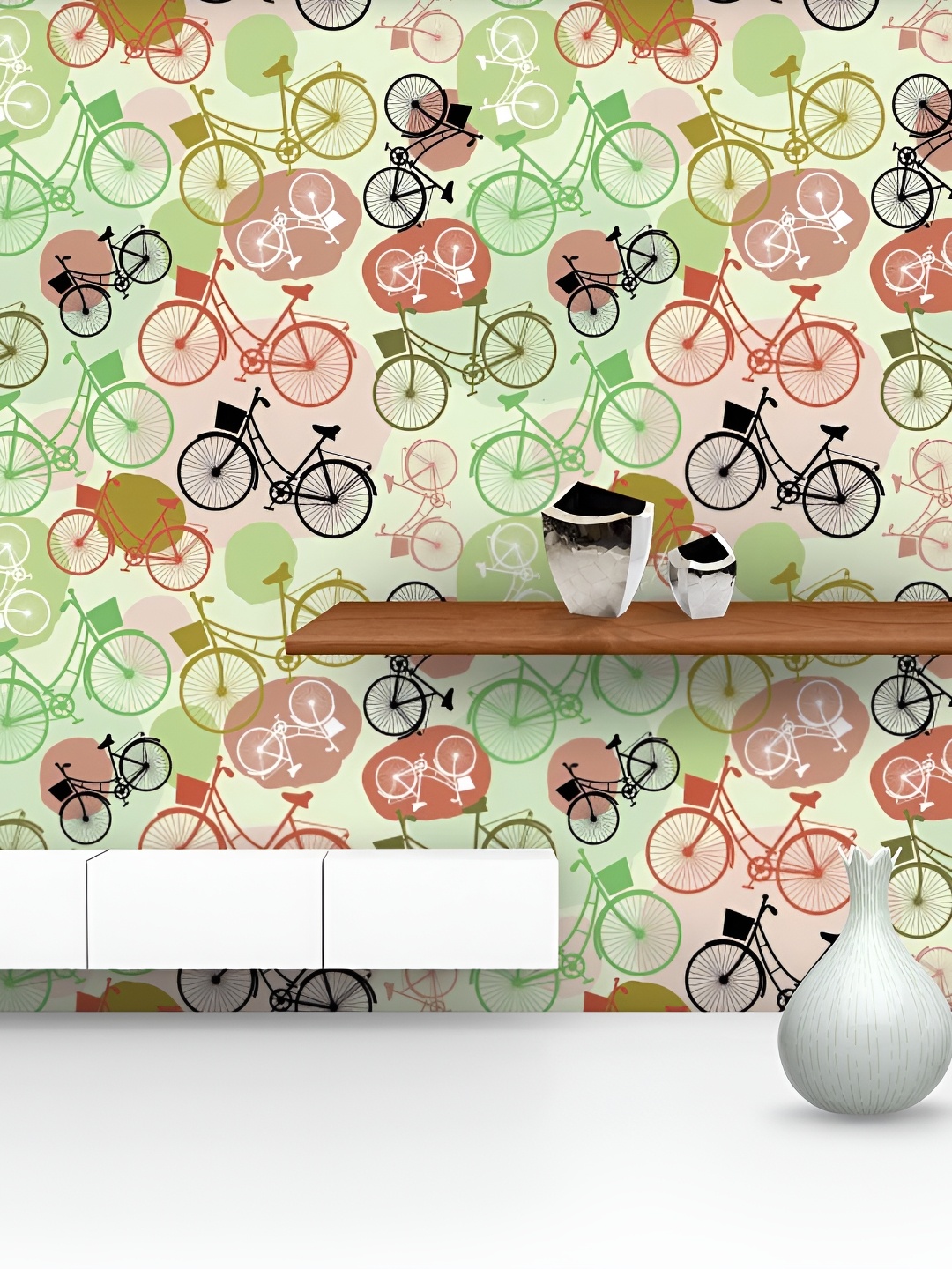 

ArtzFolio Green Wallpaper Peel & Stick Non-PVC Vinyl Self-Adhesive Wallpaper