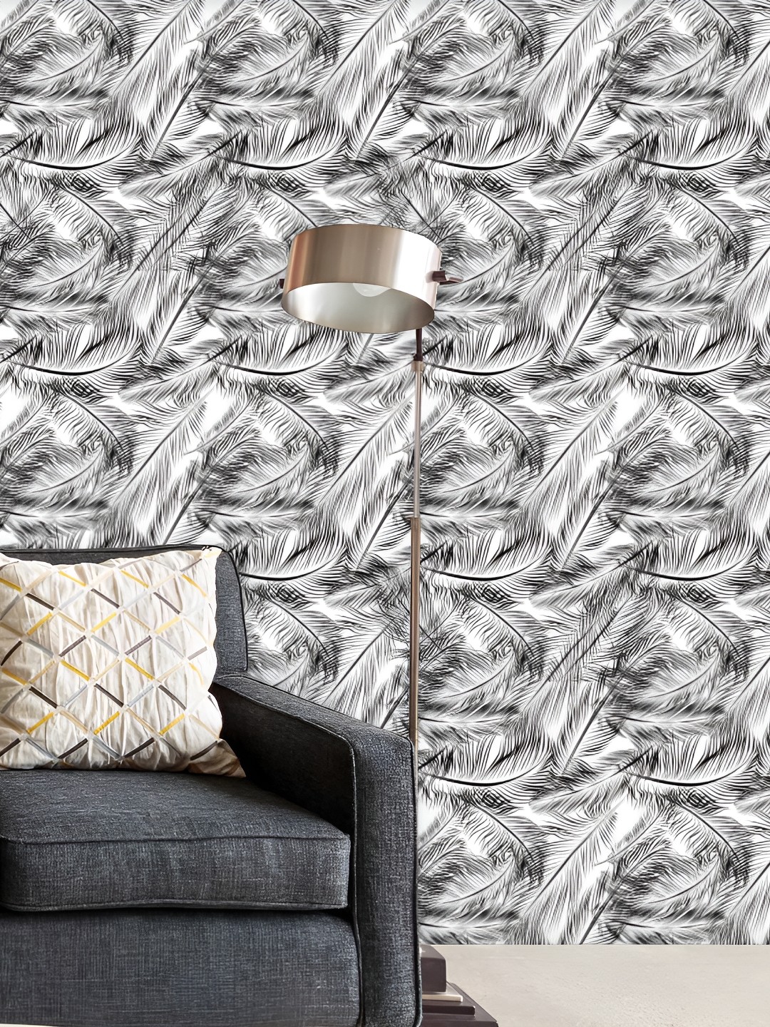 

ArtzFolio Printed Self Adhesive Waterproof Wallpaper20 x 216 inch, White