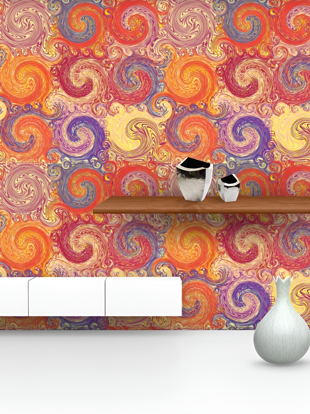 

ArtzFolio Red & Purple Printed Self Adhesive Decals & Sticker