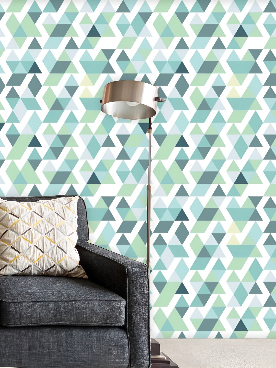 

ArtzFolio Green Printed Peel & Stick Non-PVC Vinyl Self-Adhesive Wallpaper