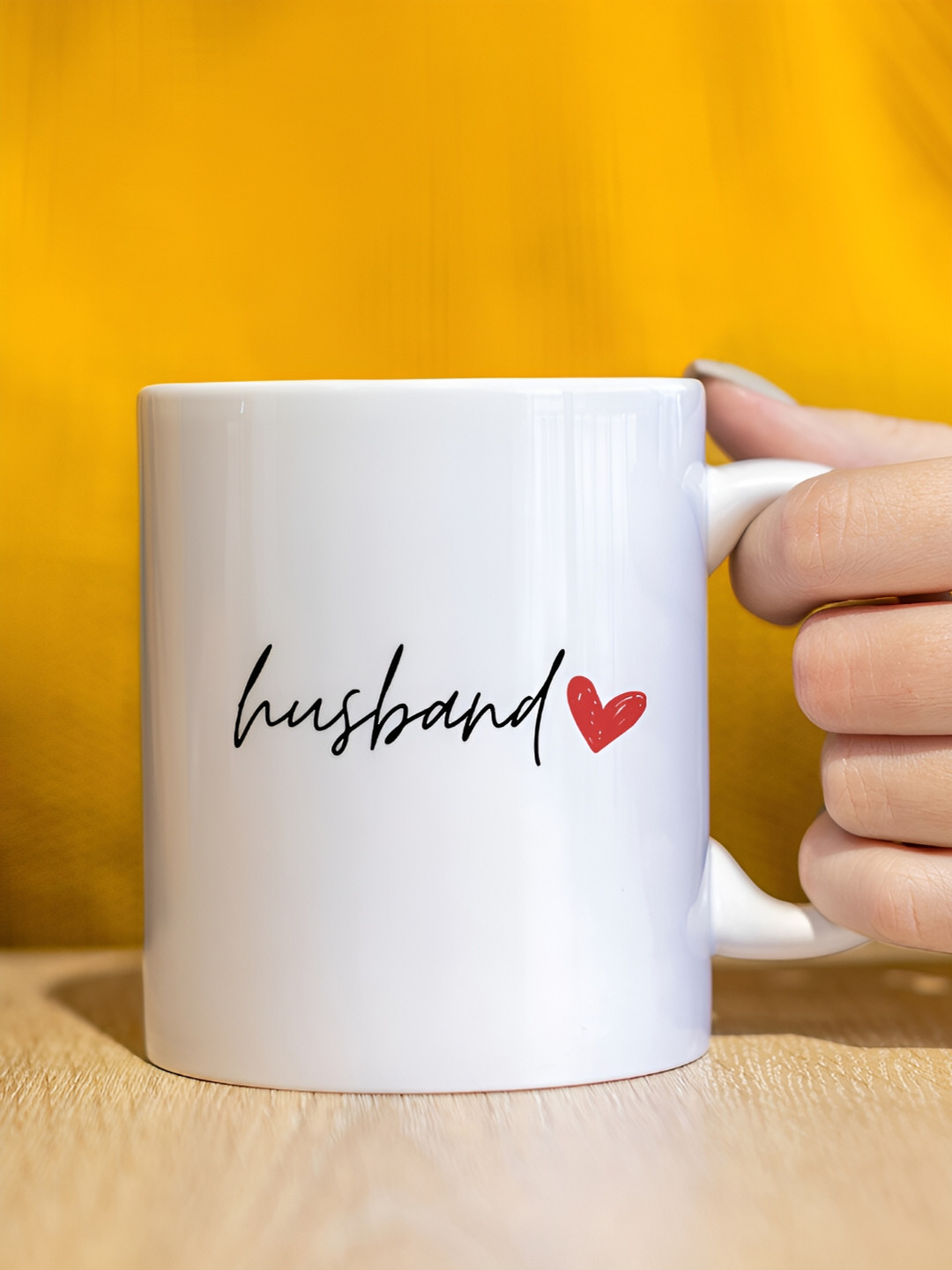 

The Decor Lane White Printed Ceramic Glossy Mugs