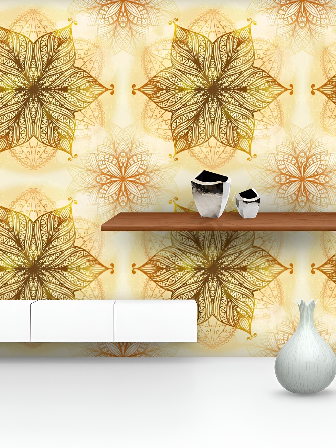 

ArtzFolio Geometric Printed Self Adhesive Waterproof Wallpaper 20 x 108 inch, Multi