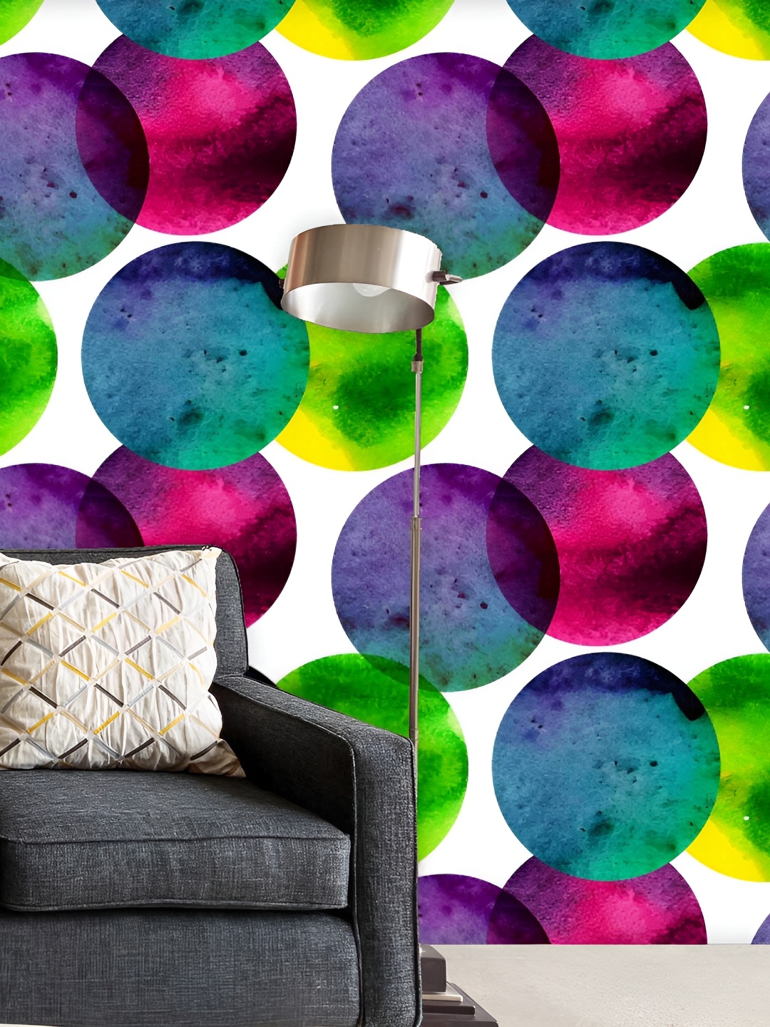 

ArtzFolio Purple & Pink Self-Adhesive Non-PVC Peel & Stick Wallpaper
