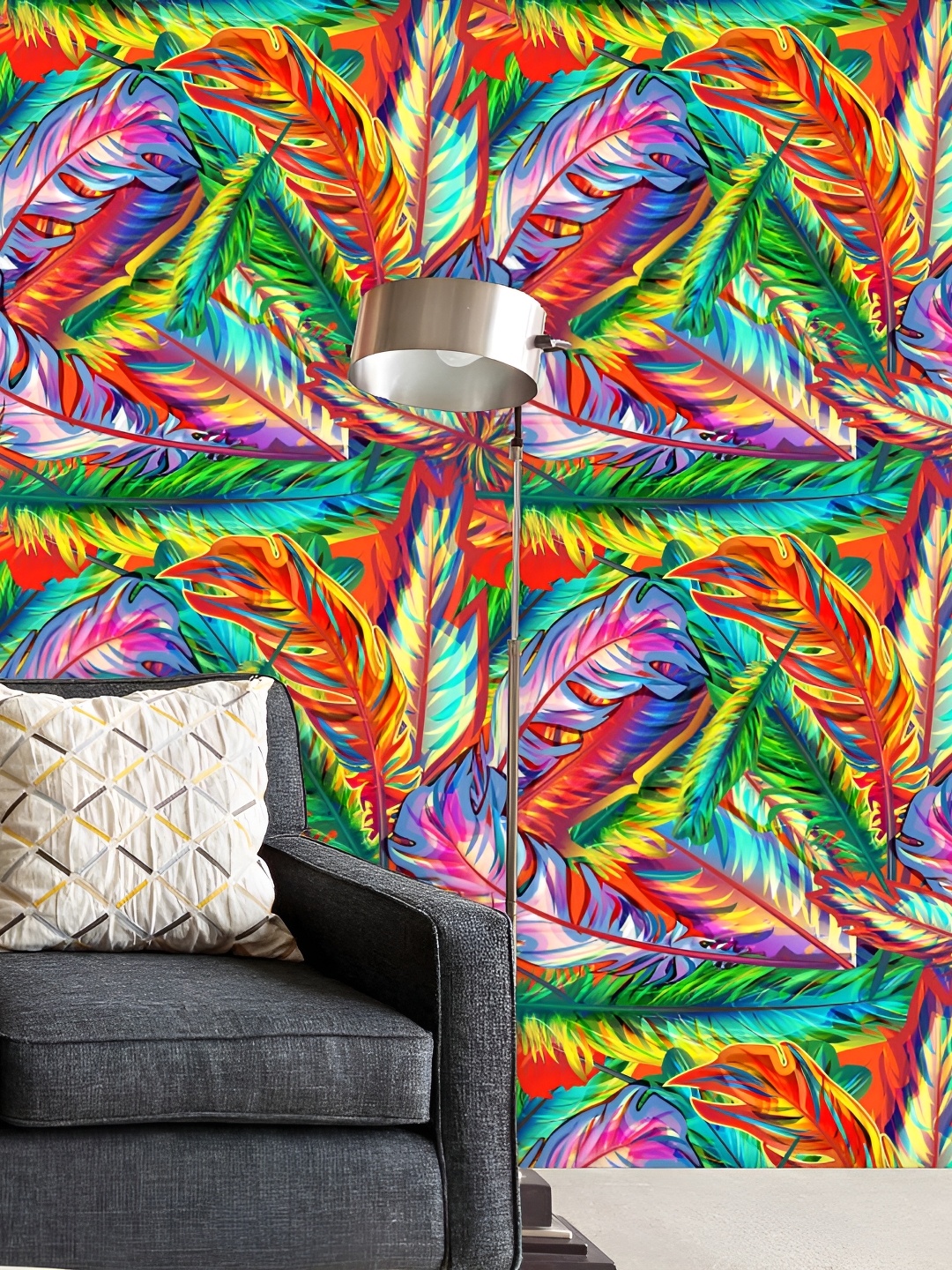 

ArtzFolio 1-Piece Printed Self-Adhesive Wallpaper, Multi