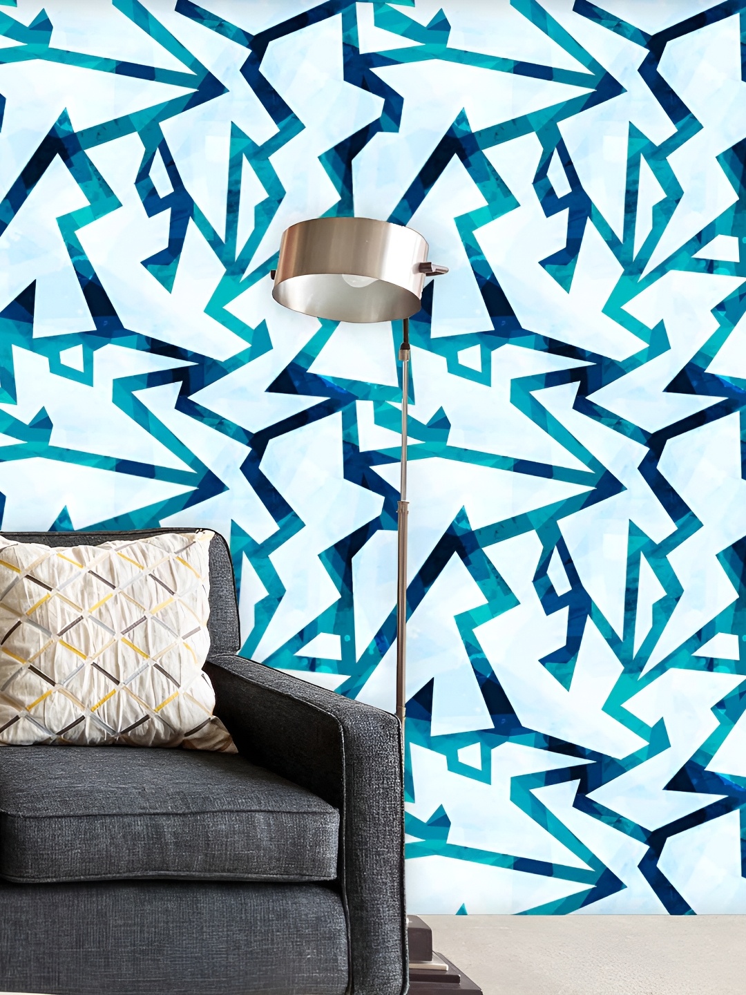 

ArtzFolio Self-Adhesive Non-PVC Peel & Stick Wallpaper, Blue