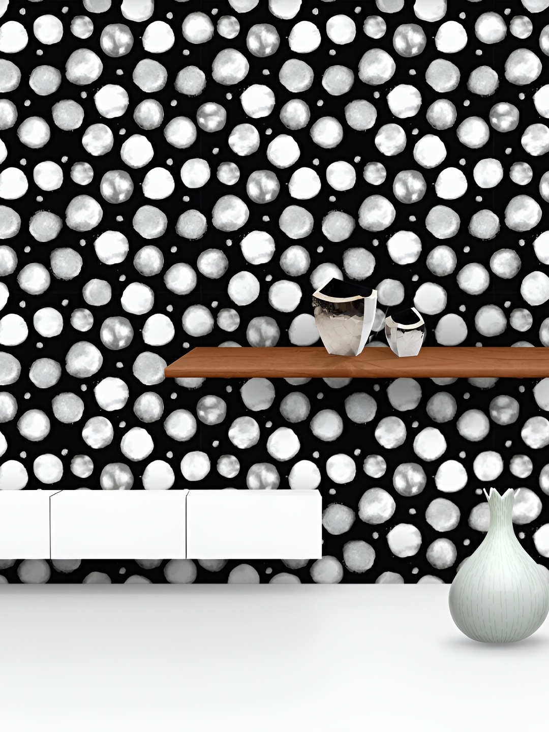 

ArtzFolio Black & White Printed Peel & Stick Self-Adhesive Wallpaper