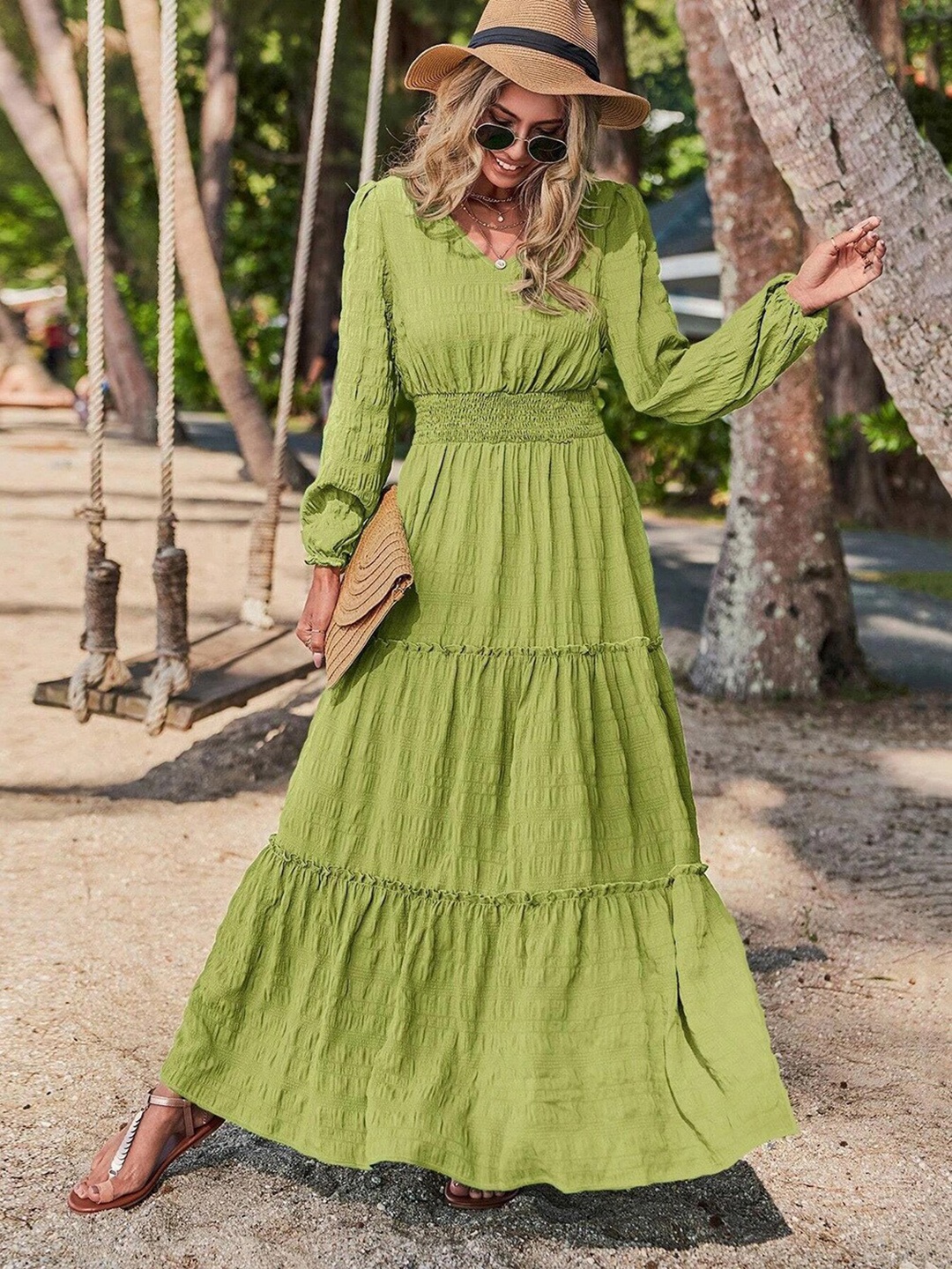

StyleCast Maxi Dress, Green