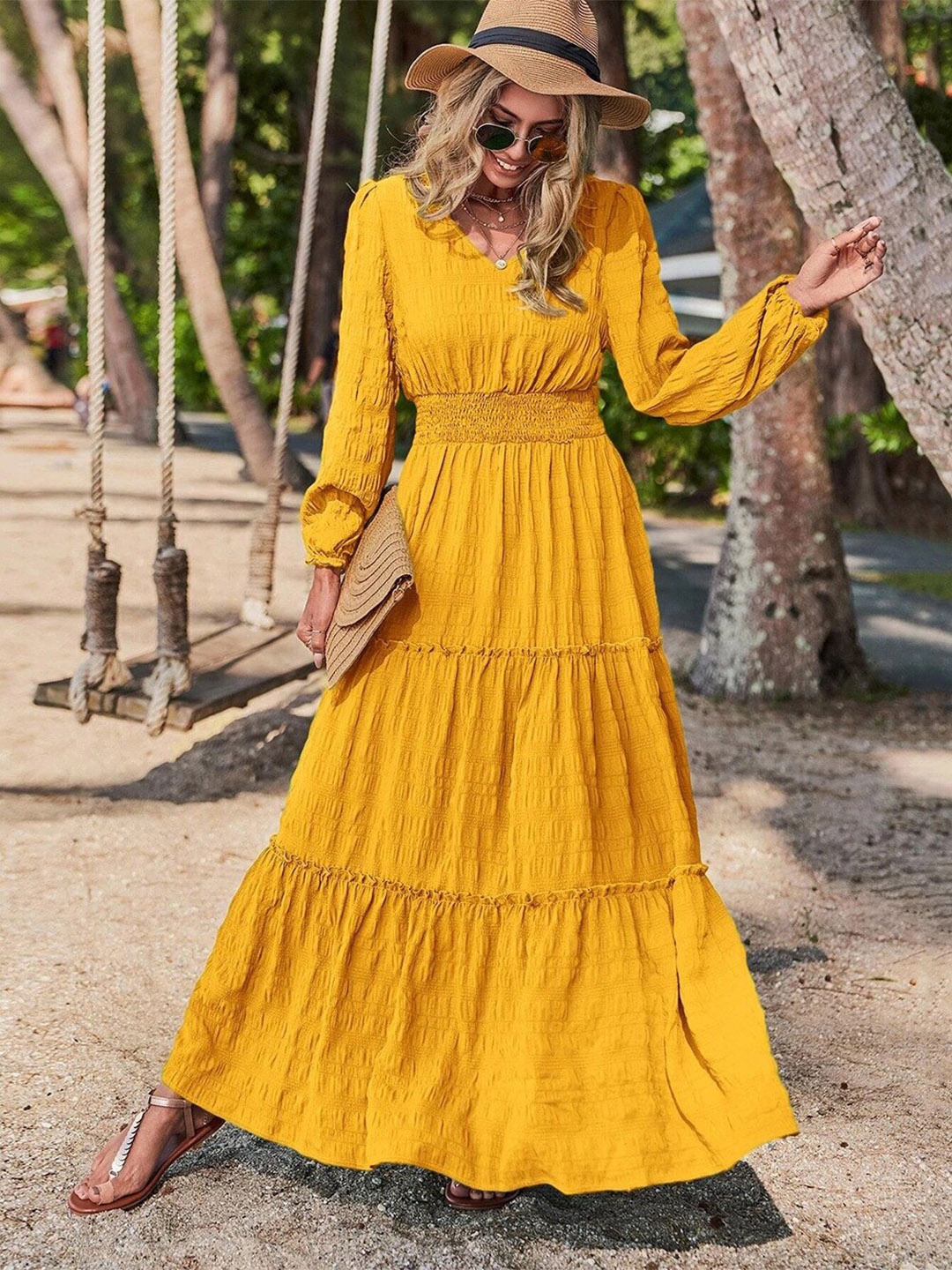 

StyleCast Women Maxi Dress, Yellow