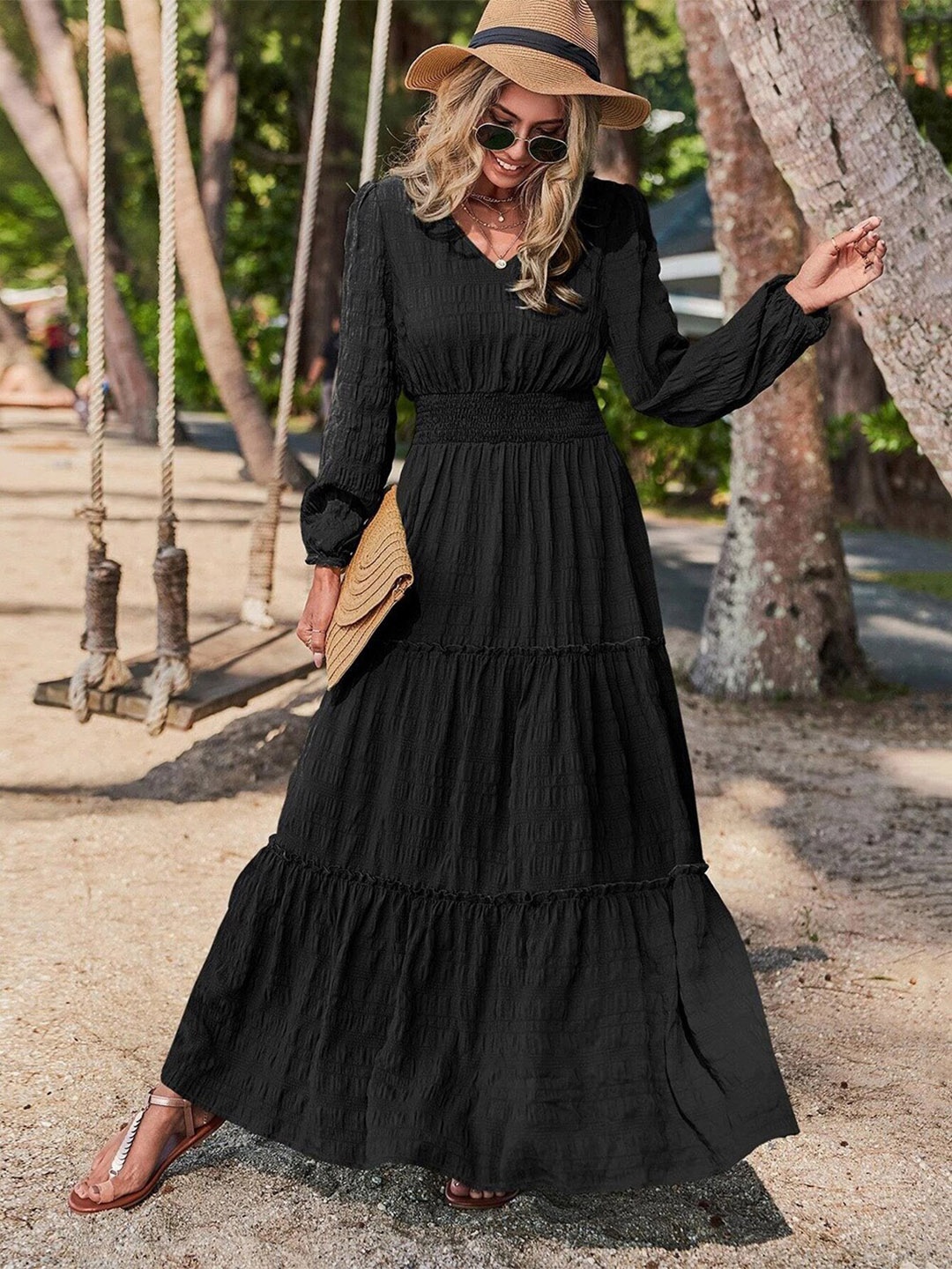 

StyleCast Maxi Dress, Black