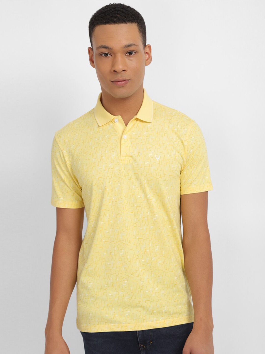 

Allen Solly Men Polo Collar Pockets T-shirt, Yellow