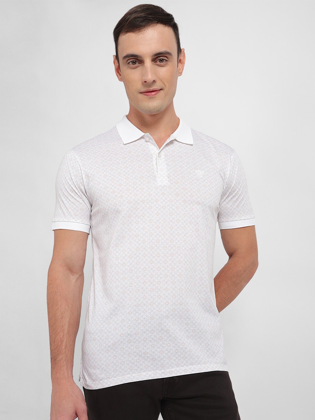 

Allen Solly Men Polo Collar Pockets T-shirt, White