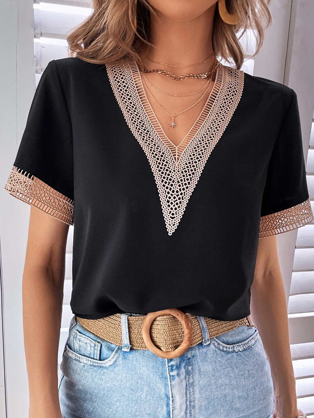 

StyleCast Crop Top, Black