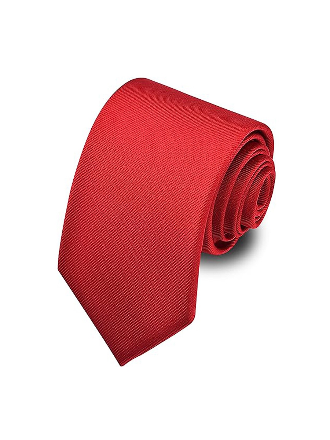 

KAEZRI Men Formal Skinny Tie, Red