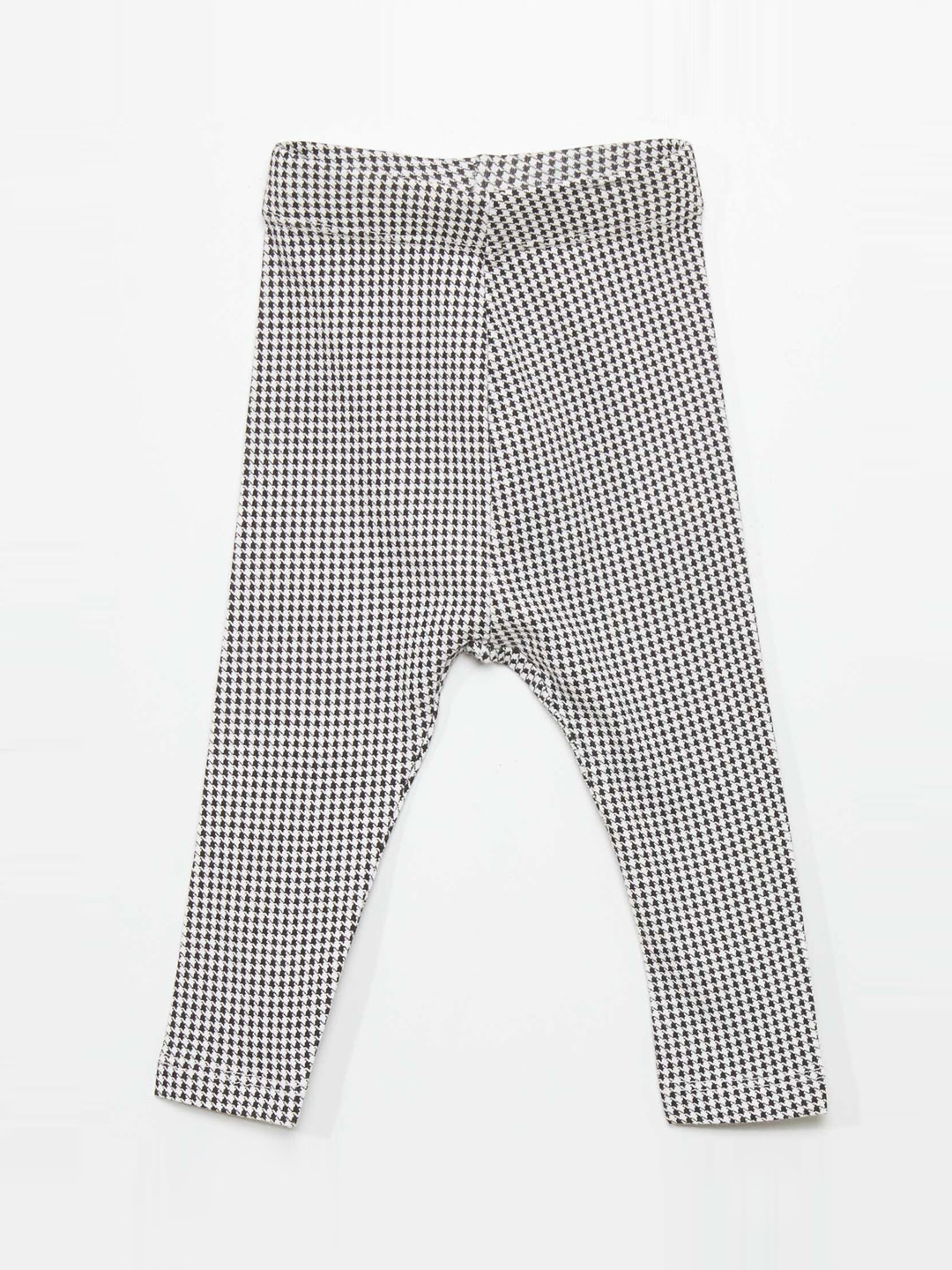 

KIABI Girls Checked Mid-Rise Trousers, White