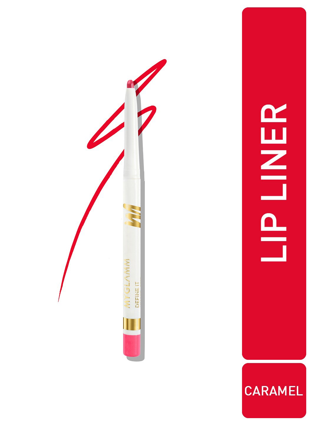 

MyGlamm Define It Creamy Matte Lip Liner - Rose, Red