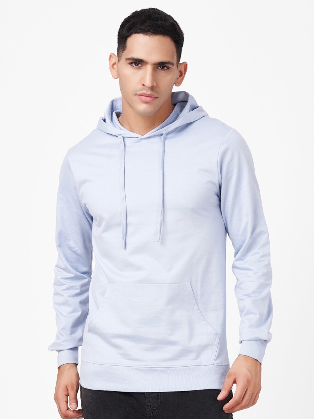 

ZU Men Hooded Sweatshirt, Blue