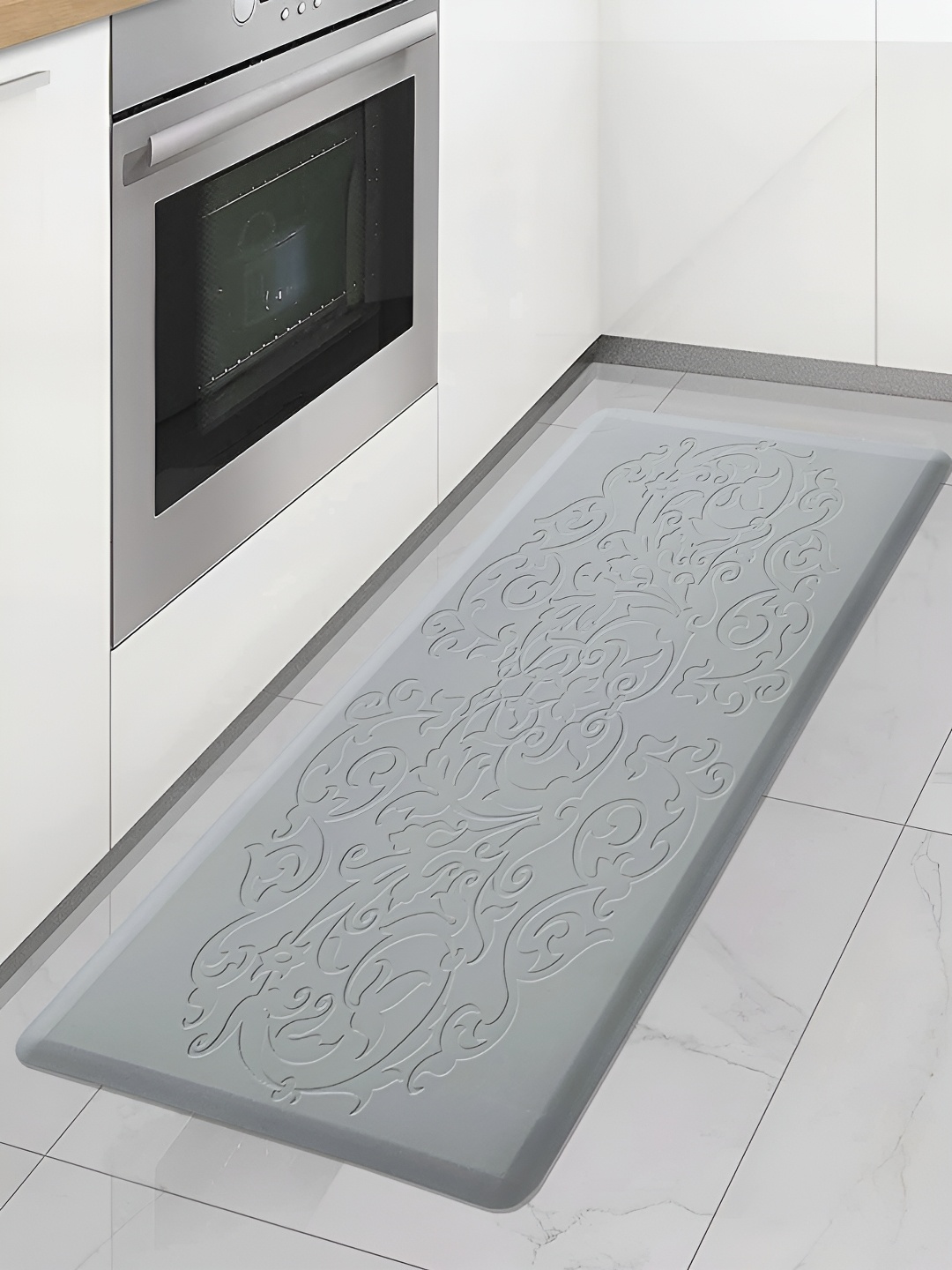 

LUXEHOME INTERNATIONAL Self-designed Anti-slip Waterproof Floor Runner, Silver