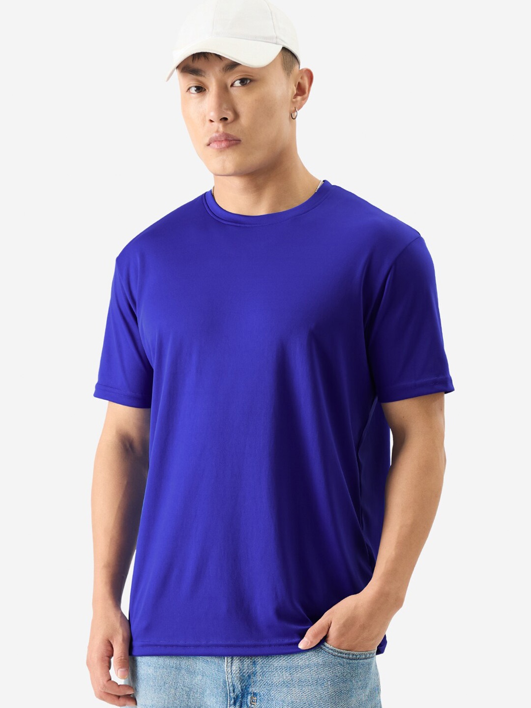 

The Souled Store Men Applique T-shirt, Blue
