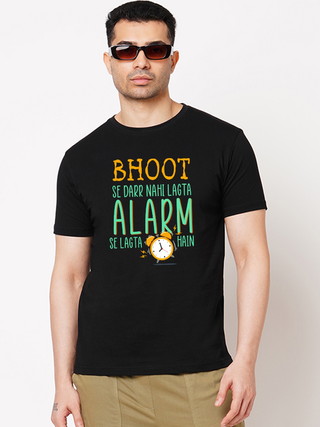 

Wear Your Opinion Men Typography Printed T-shirt, Black