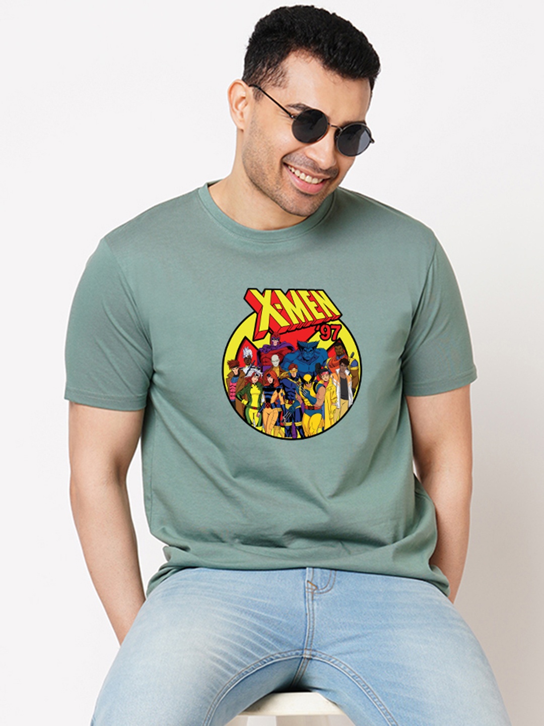 

Wear Your Opinion Men Graphic Printed T-shirt, Turquoise blue