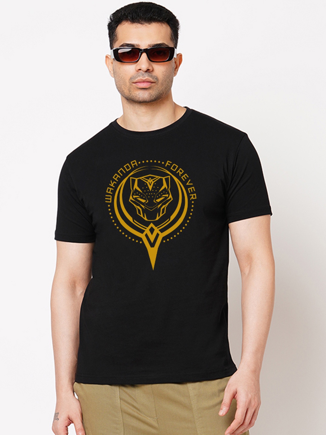 

Wear Your Opinion Men Graphic Printed T-shirt, Black