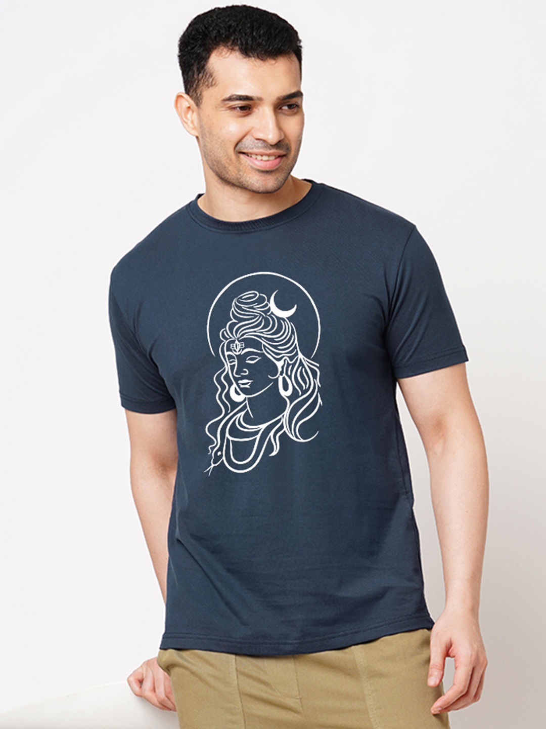 

Wear Your Opinion Men Graphic Printed T-shirt, Navy blue