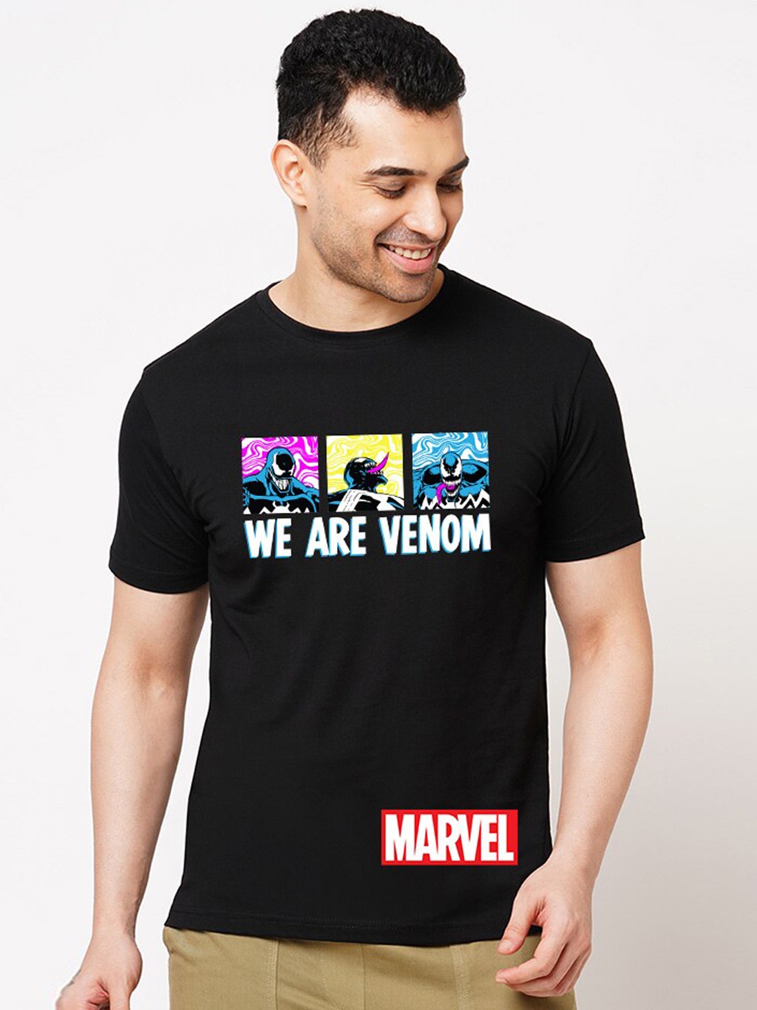 

Wear Your Opinion Men Graphic Printed T-shirt, Black