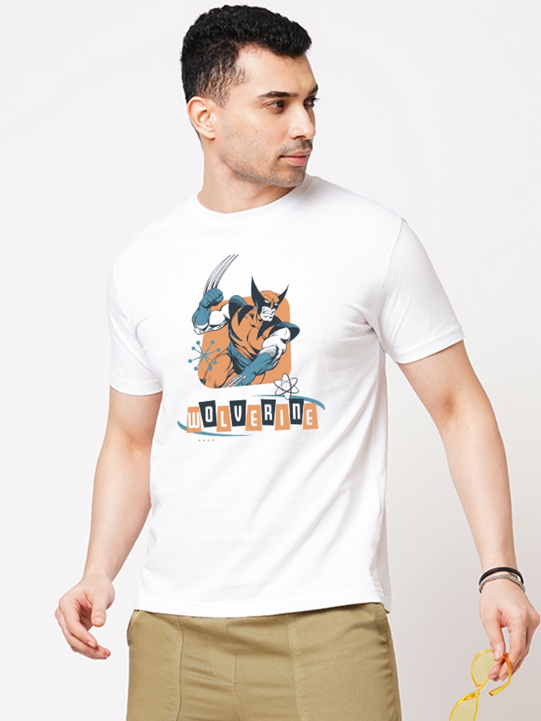 

Wear Your Opinion Men Typography Printed Applique T-shirt, White