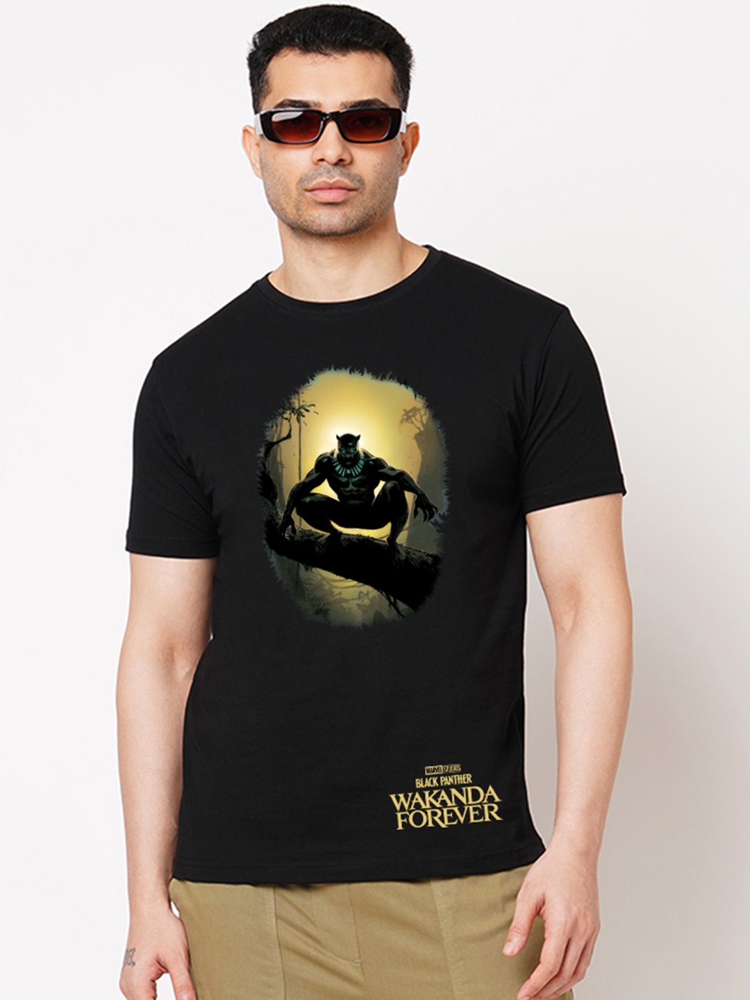 

Wear Your Opinion Men Typography Printed Raw Edge T-shirt, Black