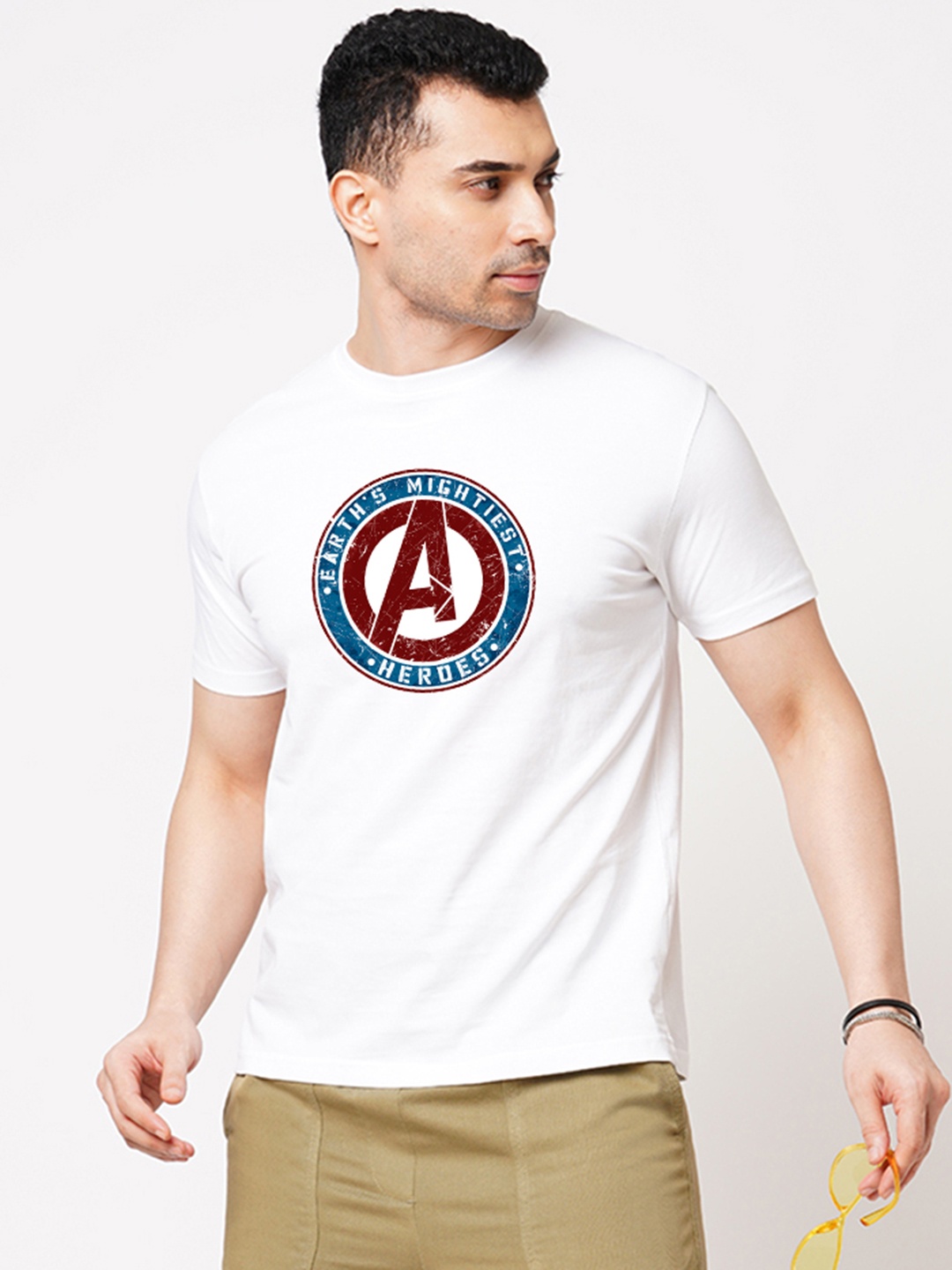 

Wear Your Opinion Men Graphic Printed T-shirt, White