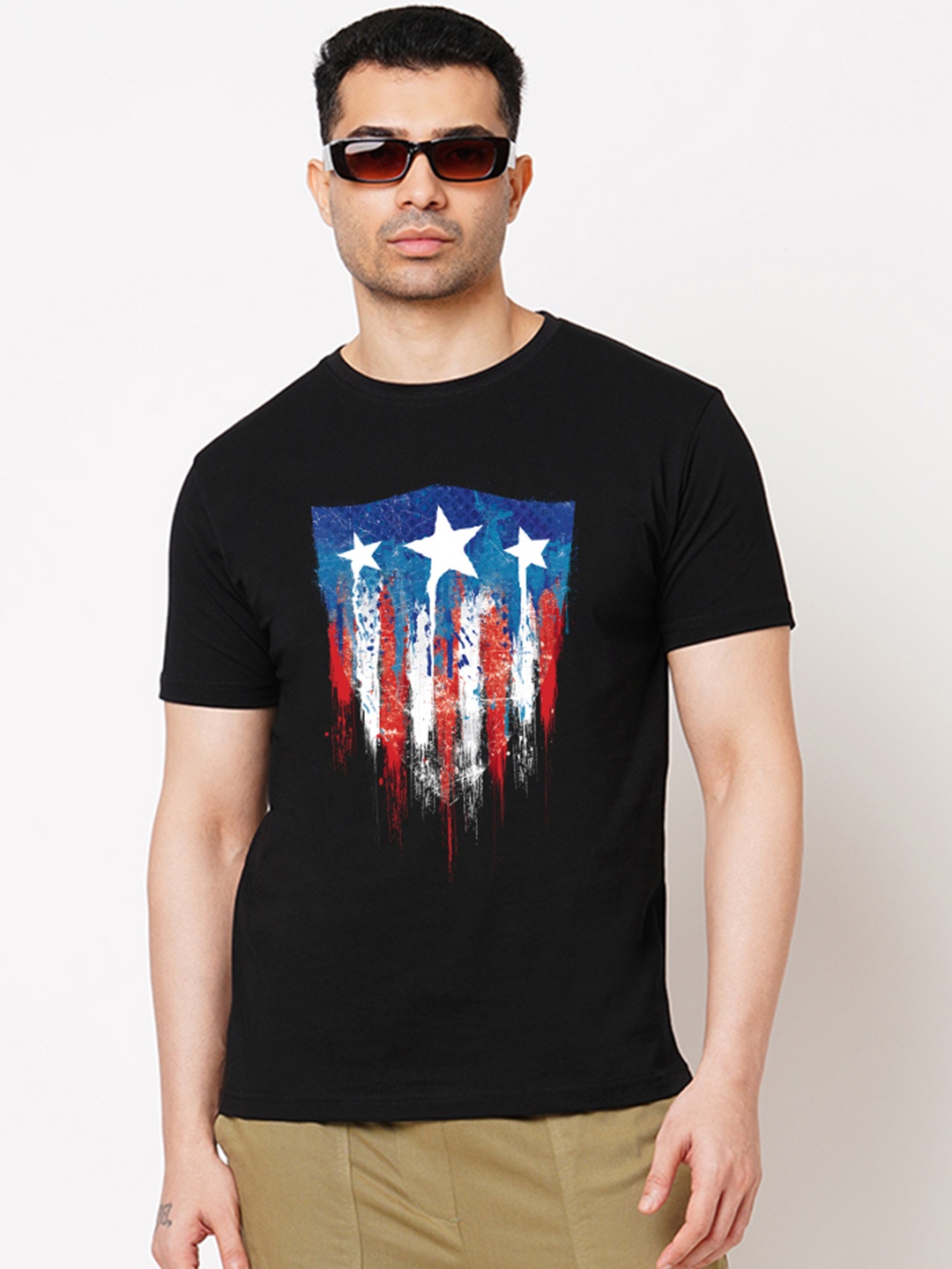 

Wear Your Opinion Men Graphic Printed T-shirt, Black