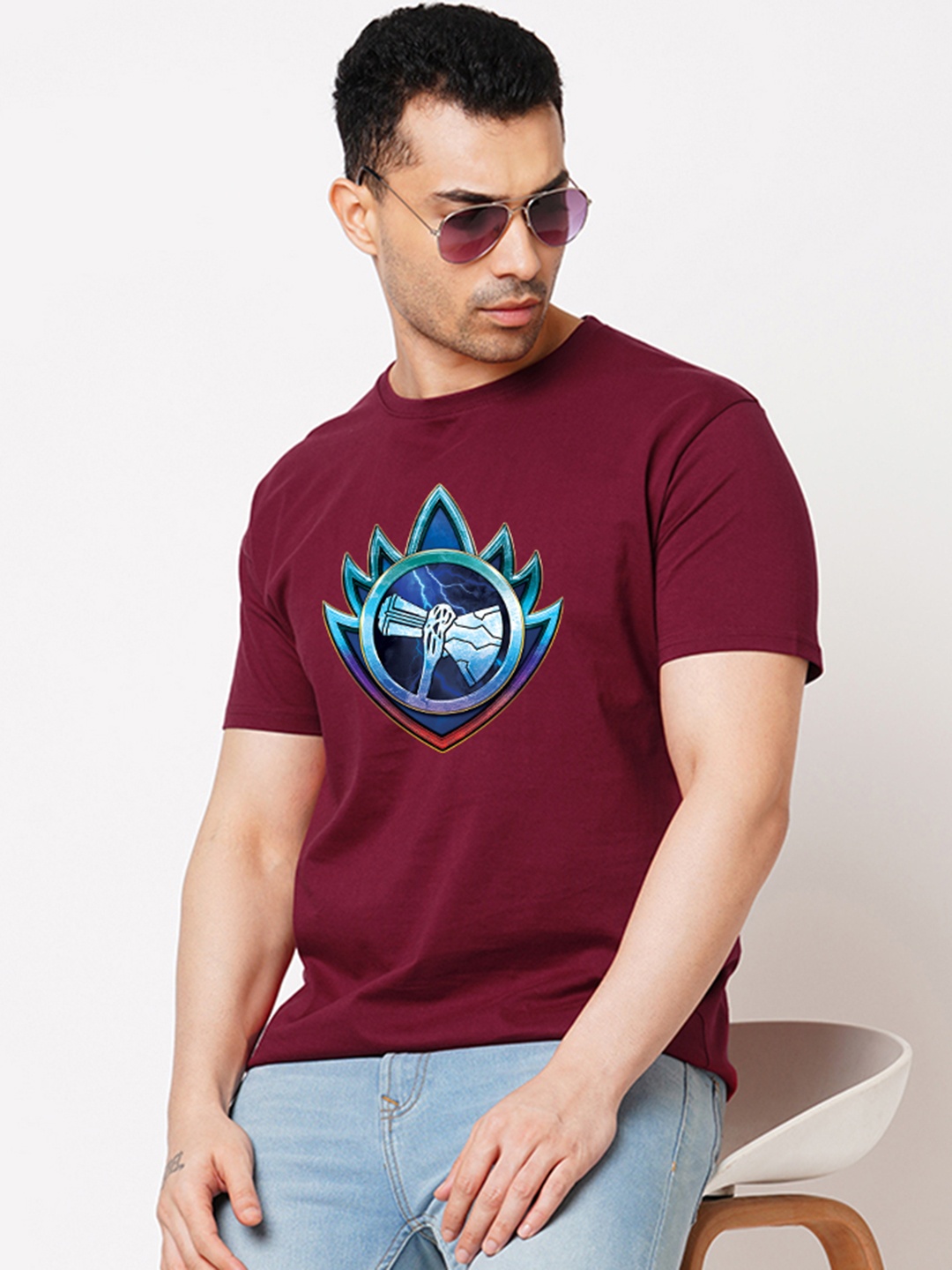 

Wear Your Opinion Men Typography Printed T-shirt, Maroon